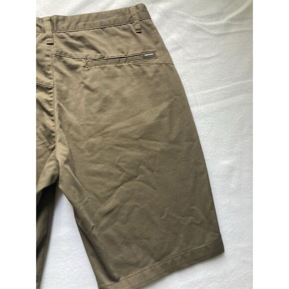 Volcom Brown Chino Flat Front Regular Fit Casual Short Mens 33 - Picture 8 of 11